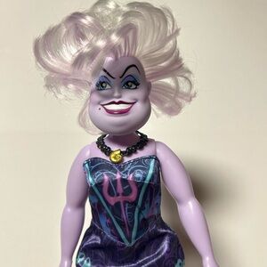 Disney Ursula Villains Black& Brights Collection Doll with Necklace